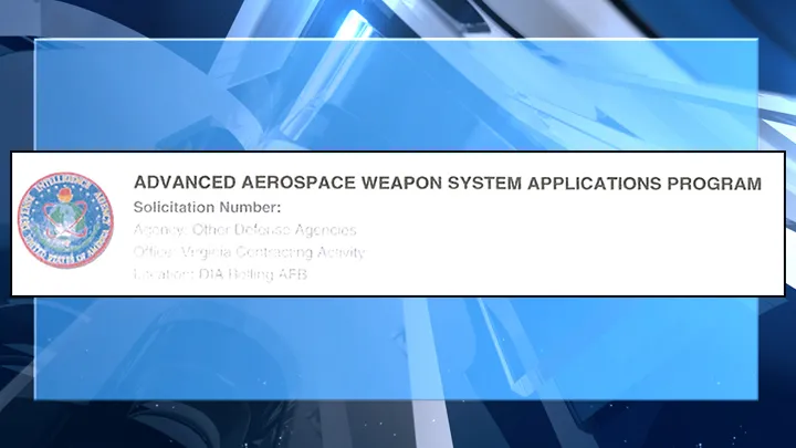 AAWSAP The Advanced Aerospace Weapon System Applications Program