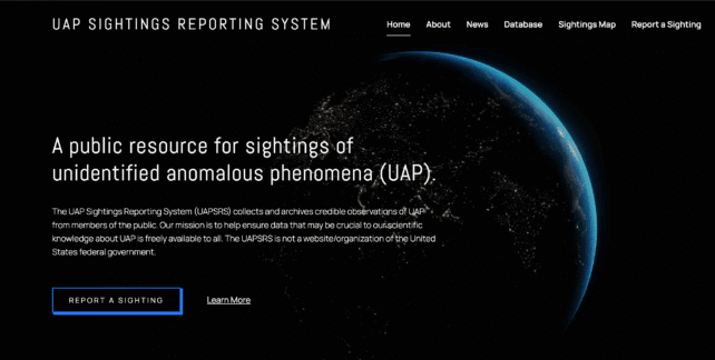UAP Sightings Reporting System